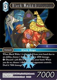 Black Waltz 1 - Emissaries of Light - Final Fantasy TCG card
