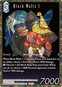 Black Waltz 1 (Full Art) - Emissaries of Light - Final Fantasy TCG card