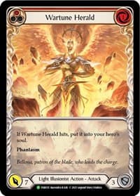 Wartune Herald (Red) (Extended Art) - FAB035 - Flesh and Blood: Promo Cards - Flesh and Blood TCG card