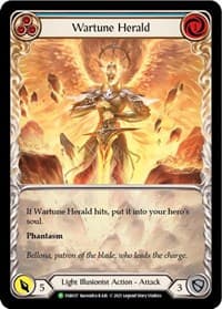Wartune Herald (Blue) (Extended Art) - FAB037 - Flesh and Blood: Promo Cards - Flesh and Blood TCG card