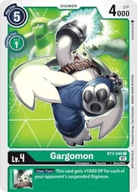 Gargomon - BT3-048 (Winner Pack Next Adventure) - Release Special Booster 1.0 - Digimon Card Game card