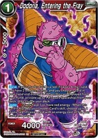 Dodoria, Entering the Fray (Tournament Pack Vol. 7) - Tournament Promotion Cards - Dragon Ball Super: Masters card