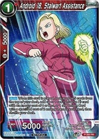 Android 18, Stalwart Assistance (Tournament Pack Vol. 7) - Tournament Promotion Cards - Dragon Ball Super: Masters card