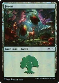 Forest (578) - Secret Lair Drop Series - Magic: The Gathering card