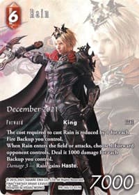 Rain (December 2021) - FF: Promo Cards - Final Fantasy TCG card
