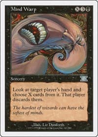 Mind Warp - Classic Sixth Edition - Magic: The Gathering card