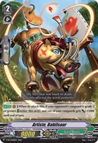 Artiste, Babilsaur - V Promo Cards - Cardfight Vanguard card