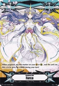 Imaginary Gift [Force] // [Imaginary Gift [Force II] Double-sided Gift Marker - Himiko - Gift Markers - Cardfight Vanguard card