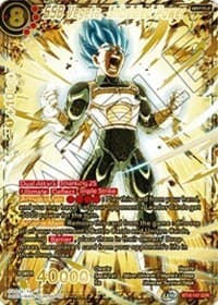 SSB Vegeta, Unbridled Power (God Rare) - Realm of the Gods - Dragon Ball Super: Masters card