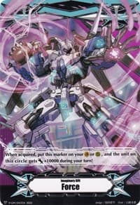Imaginary Gift [Force] // [Imaginary Gift [Force II] Double-sided Gift Marker - Dudley Emperor - Gift Markers - Cardfight Vanguard card