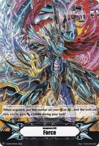 Imaginary Gift [Force] // [Imaginary Gift [Force II] Double-sided Gift Marker - Revenger, Raging Form Dragon (2022) - Gift Markers - Cardfight Vanguard card