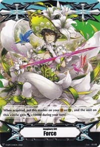 Imaginary Gift [Force] // [Imaginary Gift [Force II] Double-sided Gift Marker - Cecilia - Gift Markers - Cardfight Vanguard card