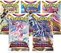 Astral Radiance Booster Pack Art Bundle [Set of 5] - SWSH10: Astral Radiance - Pokemon card