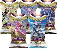 Astral Radiance Sleeved Booster Pack Art Bundle [Set of 5] - SWSH10: Astral Radiance - Pokemon card