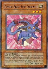 Crystal Beast Ruby Carbuncle - Hobby League 5 - YuGiOh card