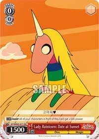Lady Rainicorn: Date at Sunset - Adventure Time - Weiss Schwarz card