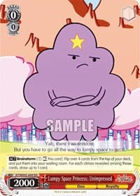 Lumpy Space Princess: Unimpressed - Adventure Time - Weiss Schwarz card