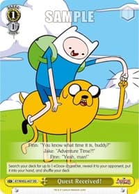 Quest Received! - Adventure Time - Weiss Schwarz card