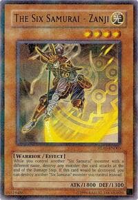 The Six Samurai - Zanji - Hobby League 5 - YuGiOh card