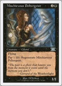 Mischievous Poltergeist - Classic Sixth Edition - Magic: The Gathering card