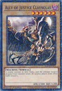 Ally of Justice Clausolas (Duel Terminal) - Hidden Arsenal: Chapter 1 - YuGiOh card