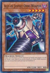 Ally of Justice Omni-Weapon (Duel Terminal) - Hidden Arsenal: Chapter 1 - YuGiOh card