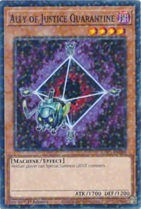Ally of Justice Quarantine (Duel Terminal) - Hidden Arsenal: Chapter 1 - YuGiOh card