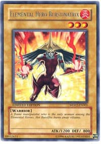 Elemental Hero Burstinatrix - McDonald's Promo Series 2 - YuGiOh card
