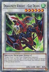 Dragunity Knight - Gae Dearg (Duel Terminal) - Hidden Arsenal: Chapter 1 - YuGiOh card
