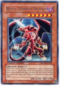 White-Horned Dragon - McDonald's Promo Series 2 - YuGiOh card