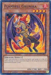 Flamvell Grunika (Duel Terminal) - Hidden Arsenal: Chapter 1 - YuGiOh card