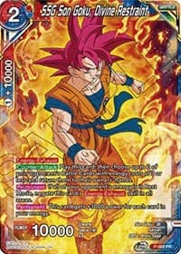 SSG Son Goku, Divine Restraint - Promotion Cards - Dragon Ball Super: Masters card