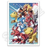 Digimon Card Game Official Sleeves - Tamer's Evolution Box 2 (50-Pack) - Bandai Card Sleeves - Card Sleeves card