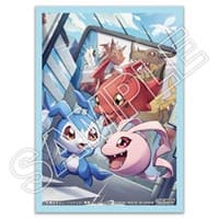 Digimon Card Game Official Sleeves - Tamer's Evolution Box 2 Digi-Eggs (5-Pack) - Bandai Card Sleeves - Card Sleeves card