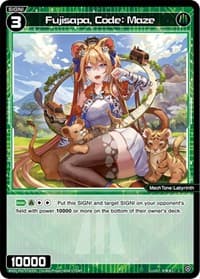 Fujisapa, Code: Maze - Changing Diva - WIXOSS card