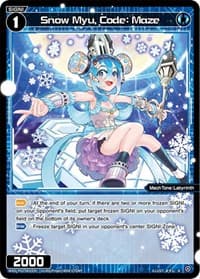 Snow Myu, Code: Maze - Changing Diva - WIXOSS card