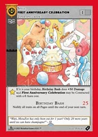 First Anniversary Celebration (1st Edition) - Holiday Promos - MetaZoo card