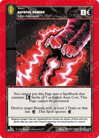 Hateful Demise - Wilderness: First Edition - MetaZoo card