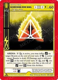 Scorching Rod Sigil - Wilderness: First Edition - MetaZoo card
