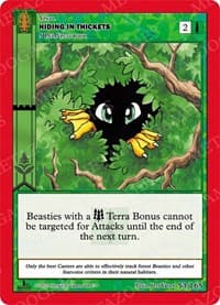 Hiding in Thickets - Wilderness: First Edition - MetaZoo card