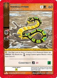 Peninsula Python - Wilderness: First Edition - MetaZoo card