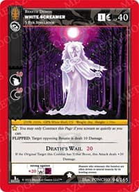 White Screamer - Wilderness: First Edition - MetaZoo card