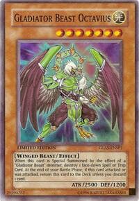 Gladiator Beast Octavius - Sneak Preview Series 3 - YuGiOh card