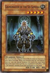 Grandmaster of the Six Samurai - Sneak Preview Series 3 - YuGiOh card