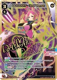 DJ LOVIT - 3rd Verse (DiR) - Changing Diva - WIXOSS card