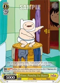 Finn: Puncha Yo Buns! - Adventure Time - Weiss Schwarz card