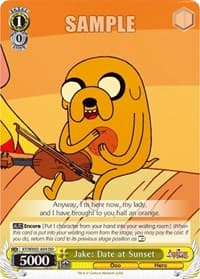 Jake: Date at Sunset - Adventure Time - Weiss Schwarz card