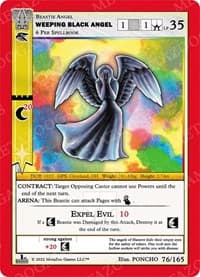 Weeping Black Angel - Wilderness: First Edition - MetaZoo card