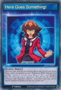 Here Goes Something! - Speed Duel GX: Duel Academy Box - YuGiOh card