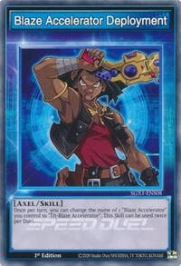 Blaze Accelerator Deployment - Speed Duel GX: Duel Academy Box - YuGiOh card
